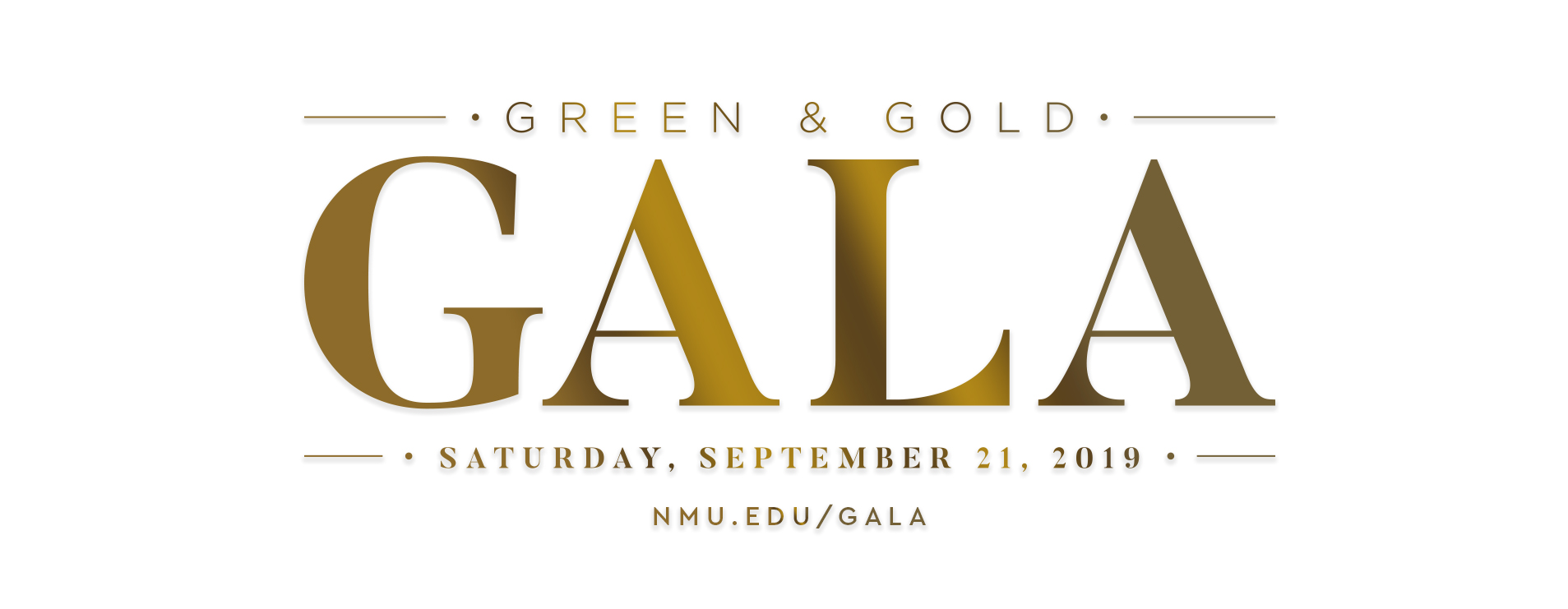 Green & Gold Gala - Saturday, September 21, 2019 - nmu.edu/gala