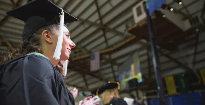 Students at Commencement